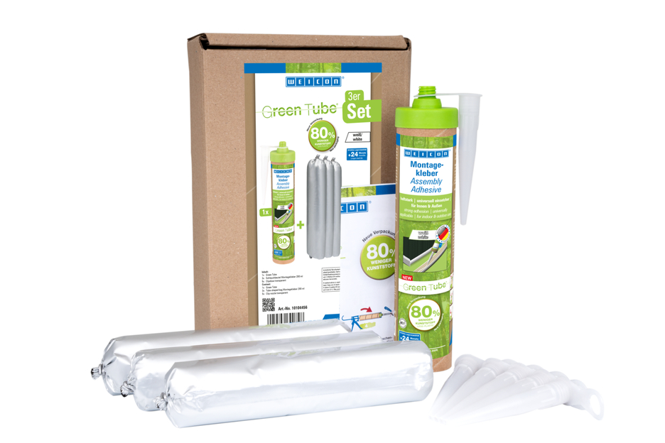 Adeziv de asamblare WEICON Green Tube | adeziv universal puternic pentru utilizare la interior și exterior