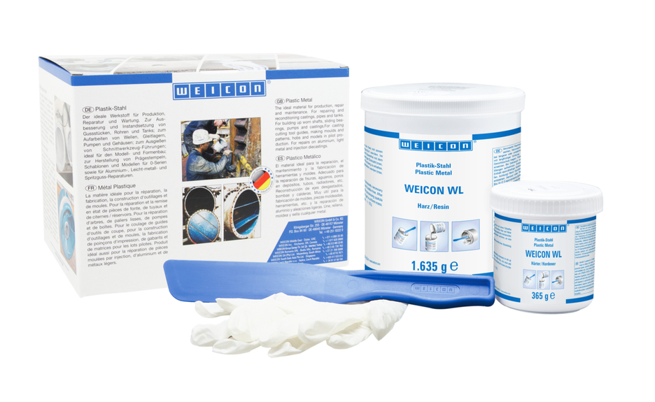 WEICON WL | Sistem de rășină epoxidică umplută cu ceramică pentru o protecție ridicată împotriva uzurii