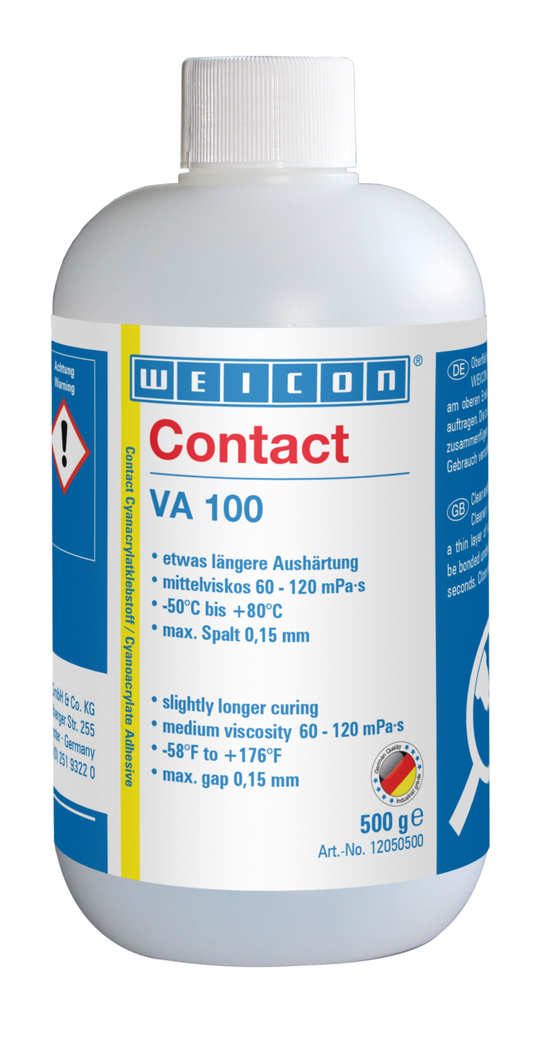 WEICON Contact VA 100 Adeziv cianoacrilat | adeziv instant pentru metal, plastic si cauciuc
