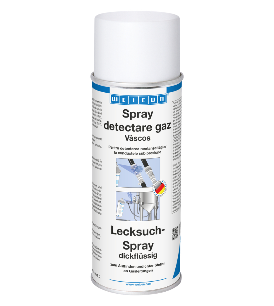 Spray detectare scurgeri de gaze vascos | localizeaza fisuri si scurgeri in conductele de gaz