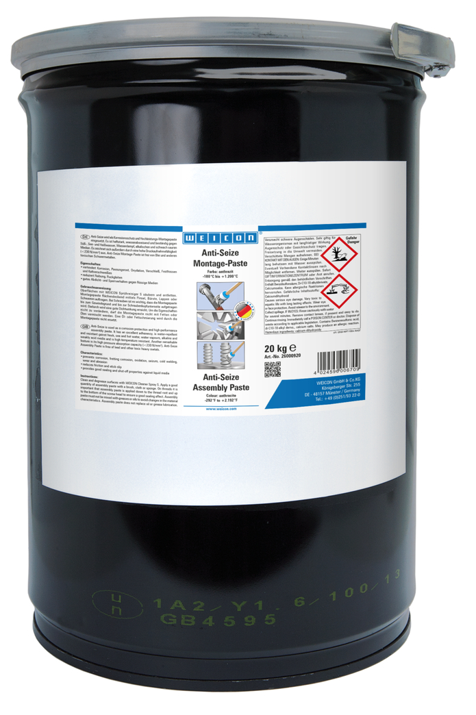 Pasta de montaj Anti-Seize Standard | agent de ungere și separare tip pasta