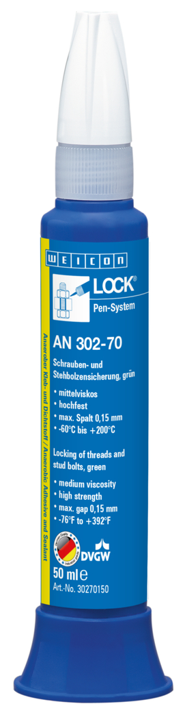 WEICONLOCK® AN 302-70 | rezistenta medie, vascozitate ridicata, certificare pentru apa potabila