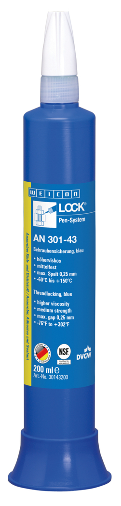 WEICONLOCK® AN 301-43 | rezistenta medie, certificare pentru apa potabila