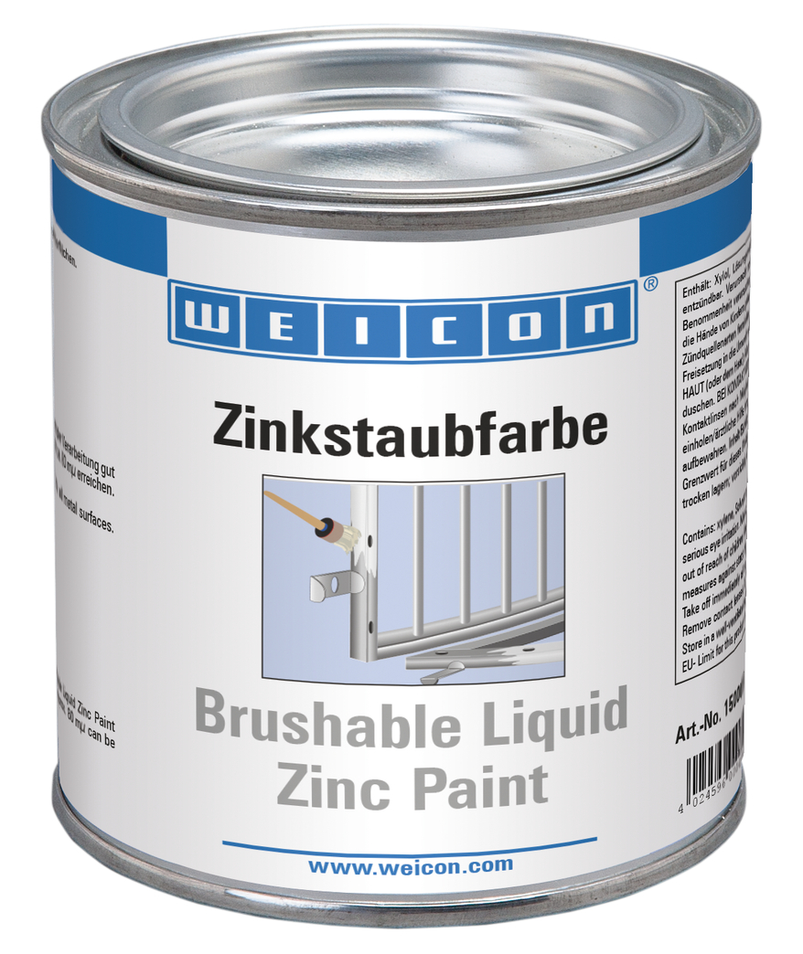 Vopsea pensulabila zinc | protectie anticoroziva pe baza de acoperire cu pigmenti metalici