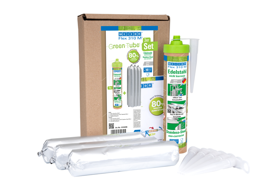 Flex 310 M® Inox | adeziv si etansant cu aderernta initiala ridicata si aspect metalic, pe baza de MS Polimer