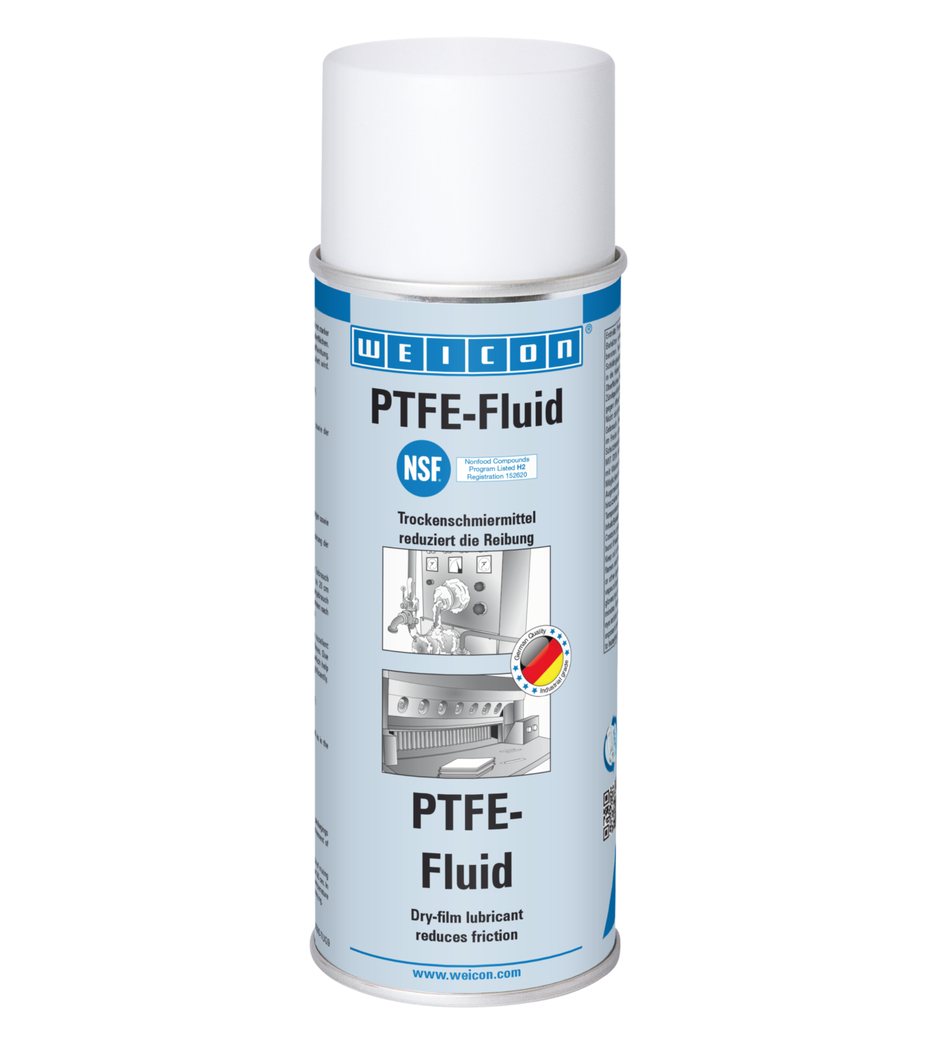 PTFE  lubrifiant fluid | lubrifiant uscat fara vaselina pentru sectorul alimentar NSF H2