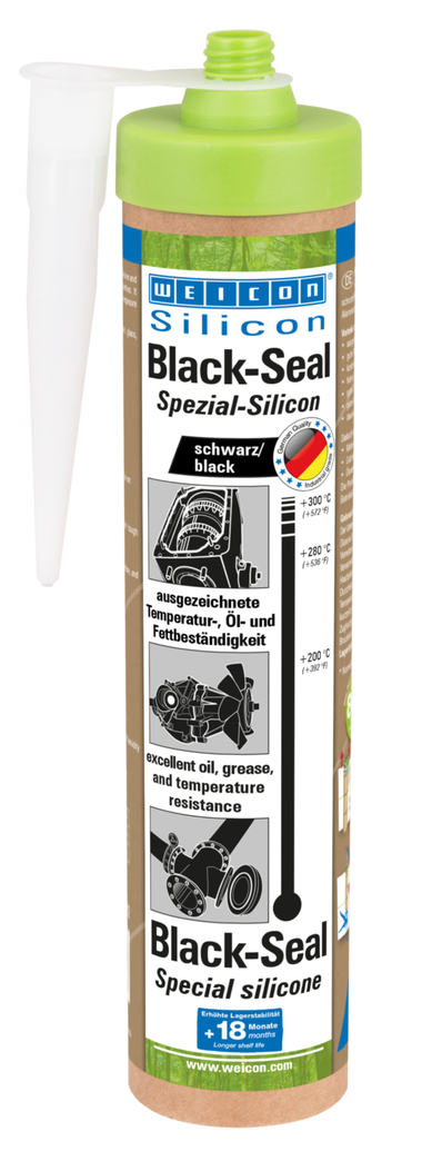 Black Seal silicon special | etansant permanent elastic pentru zone cu rezistenta la ulei si grasimi