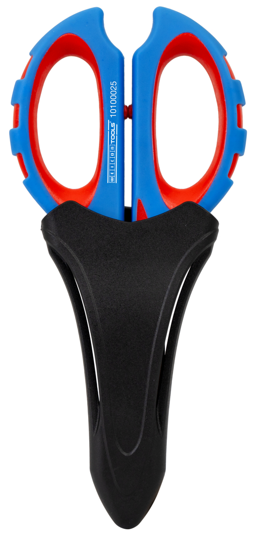 Foarfecă electrician XL | diametru mare al mânerului pentru mâini mici și mari pentru a permite transmiterea puterii maxime și utilizarea în siguranță