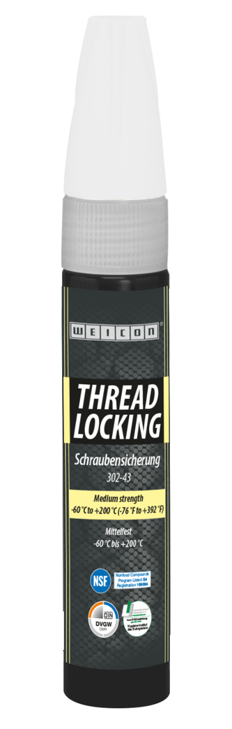 WEICON Blocator filete arme 302-43 | Adeziv anaerob pentru fixarea elementelor de fixare filetate pe toate tipurile de arme de foc