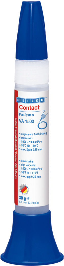 WEICON Contact VA 1500 Adeziv cianoacrilat | adeziv instant pentru cauciuc, metal, materiale poroase si absorbante