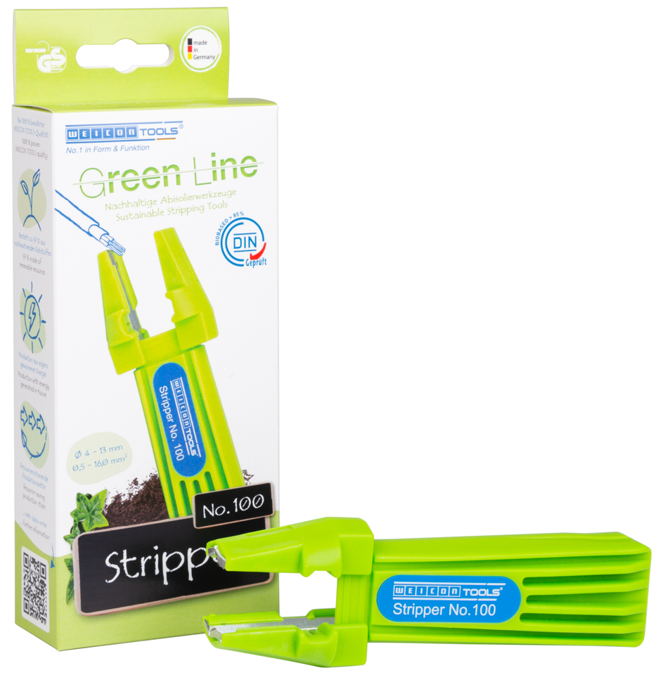 Dezizolator  nr. 100 Green Line (gama verde) | dezizolator multifunctional, interval de lucru  0,5 - 16 mm² / 4 - 13 mm Ø