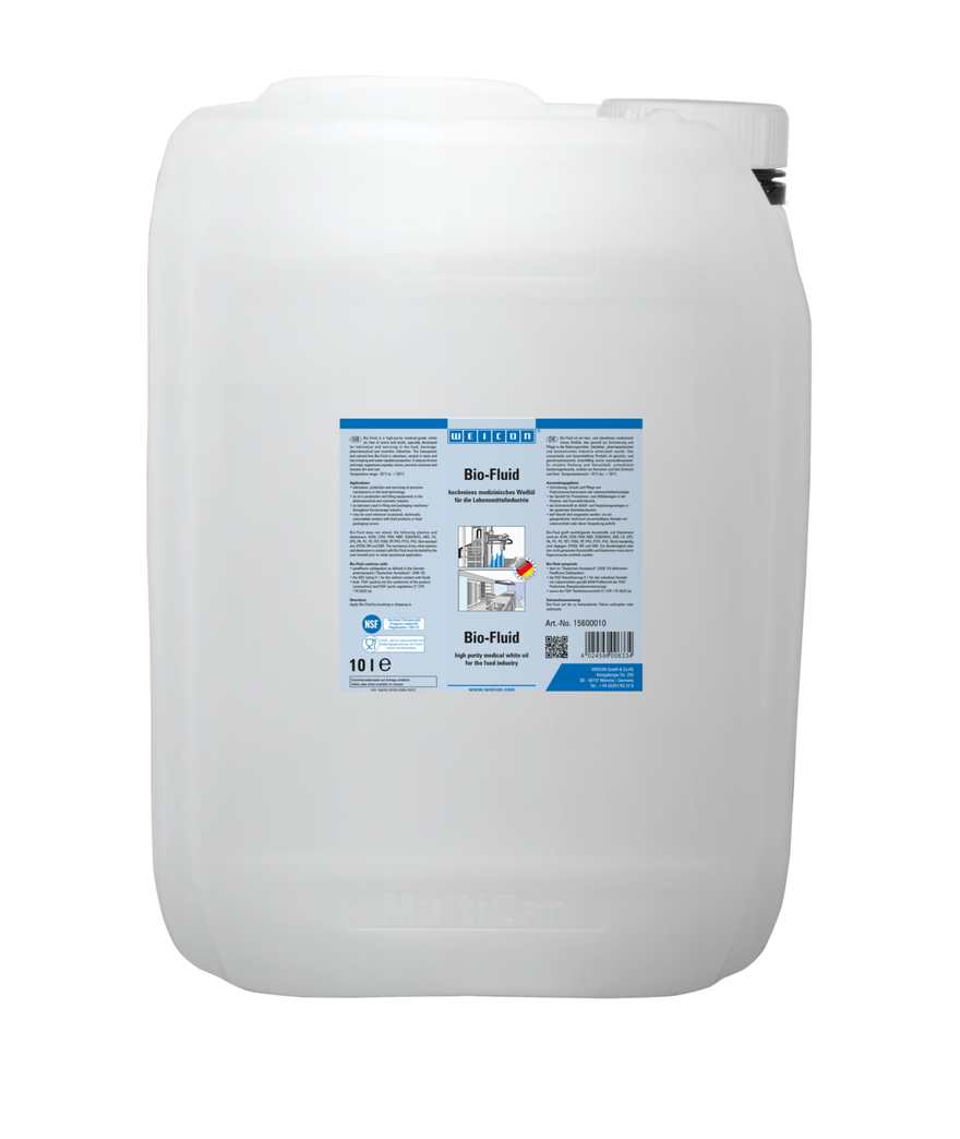 Bio-Fluid lichid | ulei lubrifiant si de ingrijire pentru sectorul alimentar NSF H1