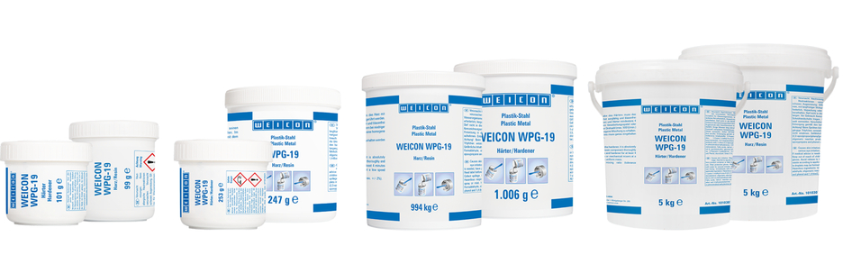WEICON WPG-19 | Sistem de protecție împotriva uzurii - protejează împotriva eroziunii și abraziunii cauzate de impactul particulelor grosiere