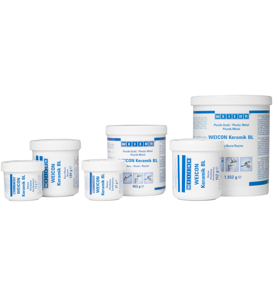 WEICON Ceramic BL | sisteme de rasini epoxidice cu pulbere minerala pentru protectie extrema la uzura si rezistenta inalta la abraziune