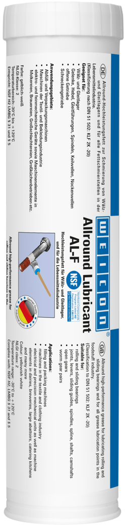 Vaselină de înaltă performanță AL-F | Vaselina multifuncțională cu certificare alimentară