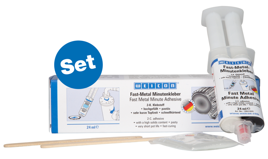 Adeziv Fast-Metal Minut | Adeziv metalic lichid pe bază de rășină epoxidică