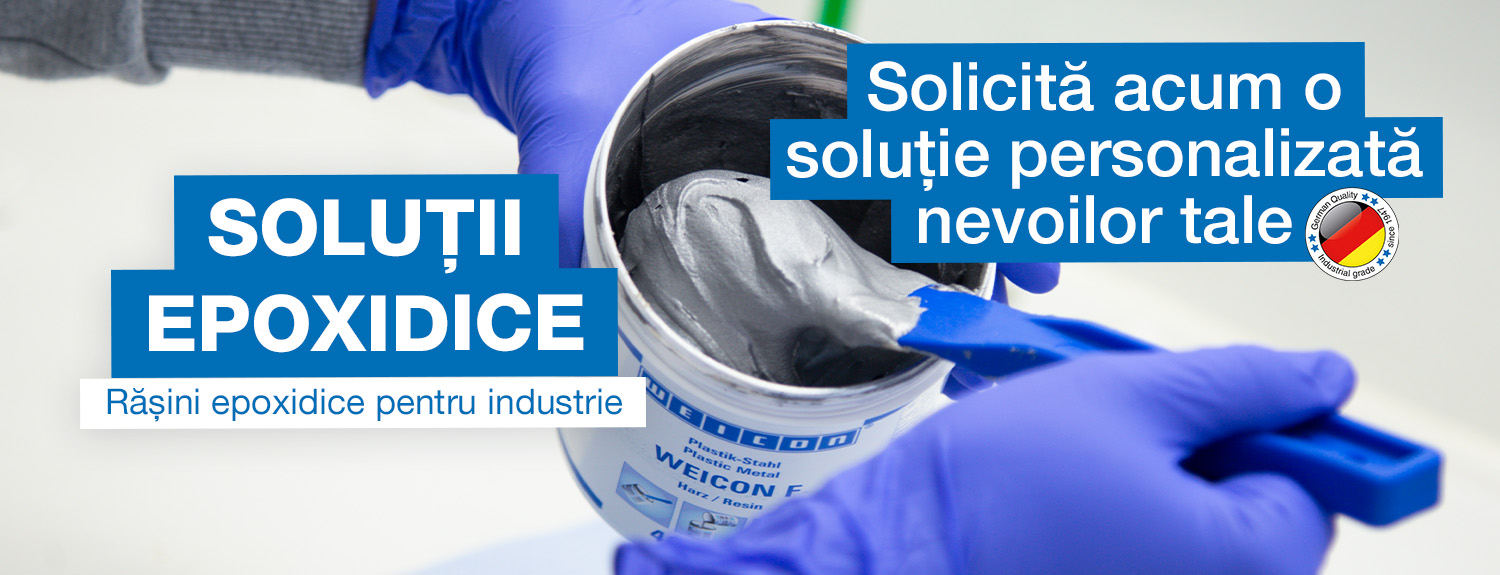 Soluții epoxidice, Noi proiecte personalizate, Numeroase soluții la comandă, Teste de laborator în Germania