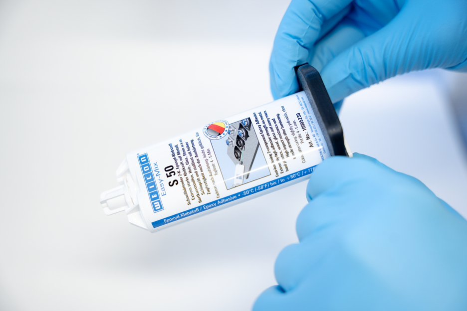 Aplicator manual WEICON | Aplicator manual WEICON pentru cartușe de 50 ml – raport de amestecare 1:1 și 2:1