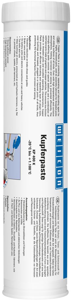 Pasta de cupru | agent de ungere și separare tip pasta pe baza de cupru