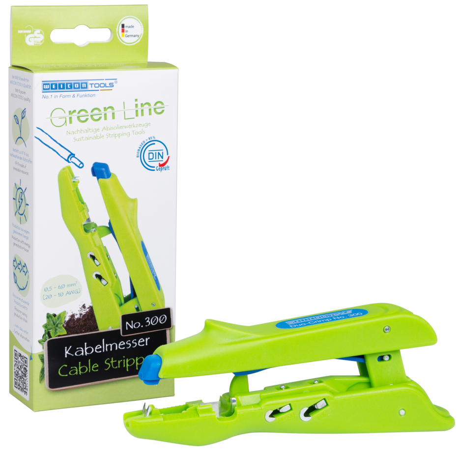 Duo-Crimp No. 300 Green Line (gama verde) | pentru dezizolare si sertizare, interval de lucru  0,5 mm² - 6,0 mm²