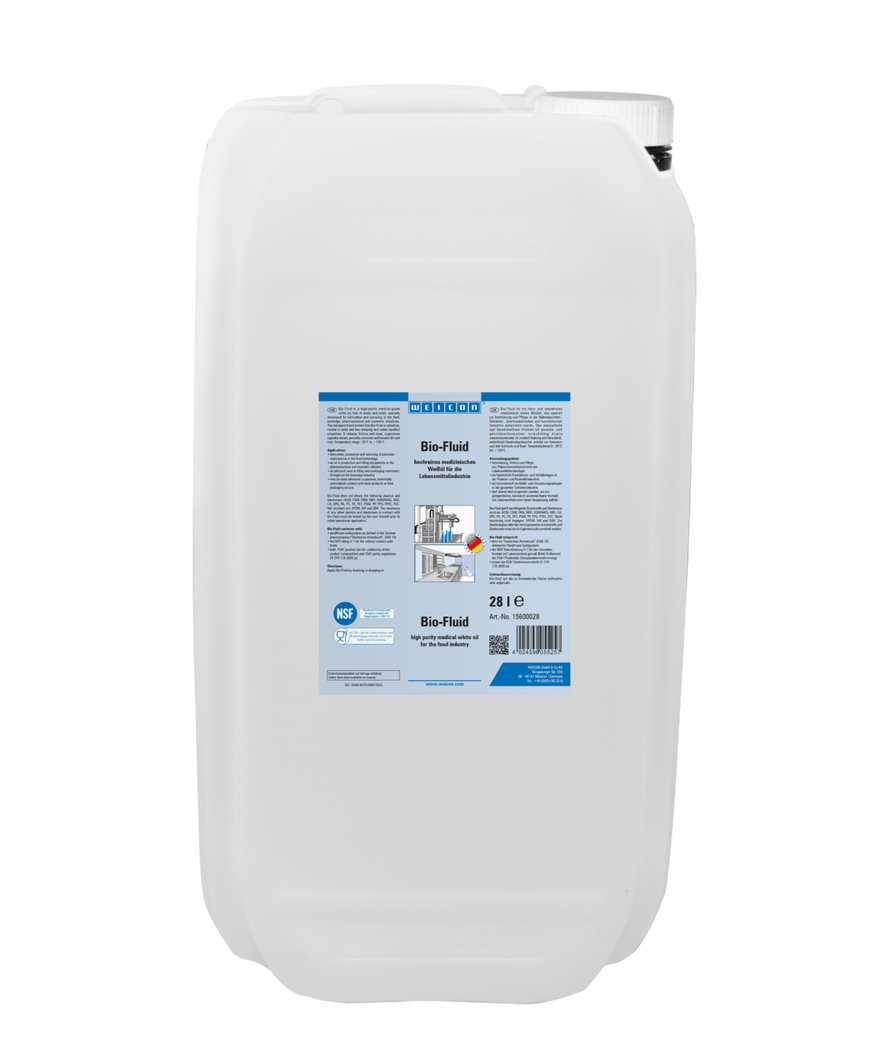 Bio-Fluid lichid | ulei lubrifiant si de ingrijire pentru sectorul alimentar NSF H1