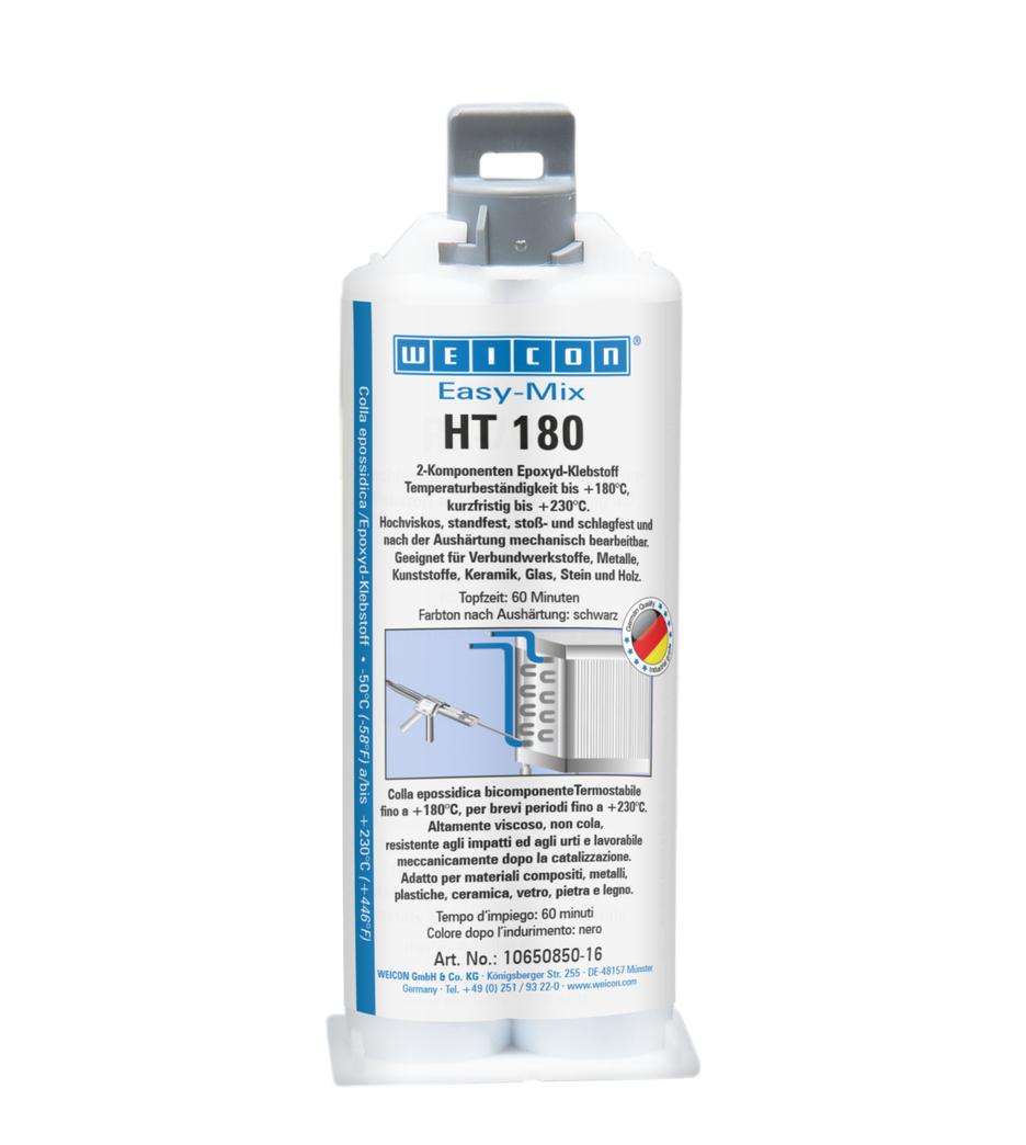 Adeziv epoxidic Easy-Mix HT 180 | adeziv epoxidic rezistent la temperaturi inalte de pana la  180°C