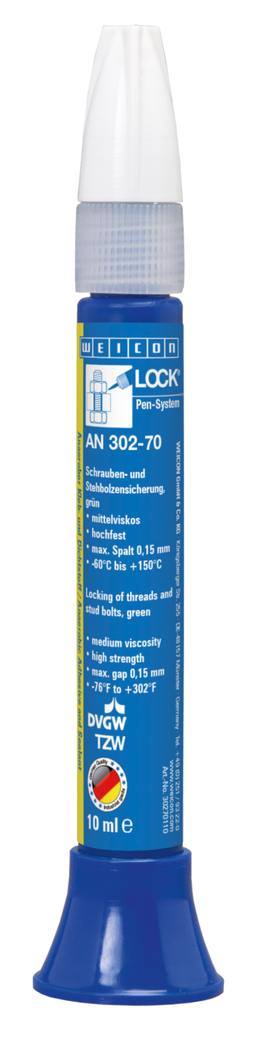 WEICONLOCK® AN 302-70 | rezistenta medie, vascozitate ridicata, certificare pentru apa potabila