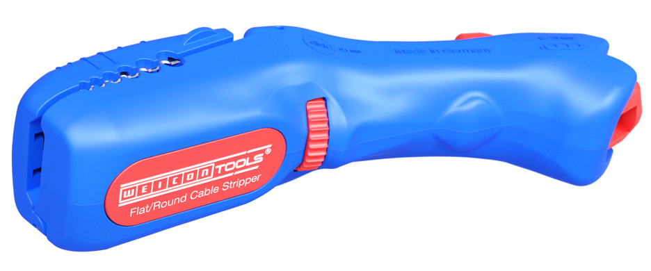 Dezizolator pentru cabluri plate și rotunde | pentru toate cablurile uzuale plate cu o lățime de până la 18 mm și pentru toate cablurile uzuale rotunde cu diametre între  6-13 mm Dezizolator pentru cabluri plate și rotunde | pentru toate cablurile uzuale plate cu o lățime de până la 18 mm și pentru toate cablurile uzuale rotunde cu diametre între  6-13 mm