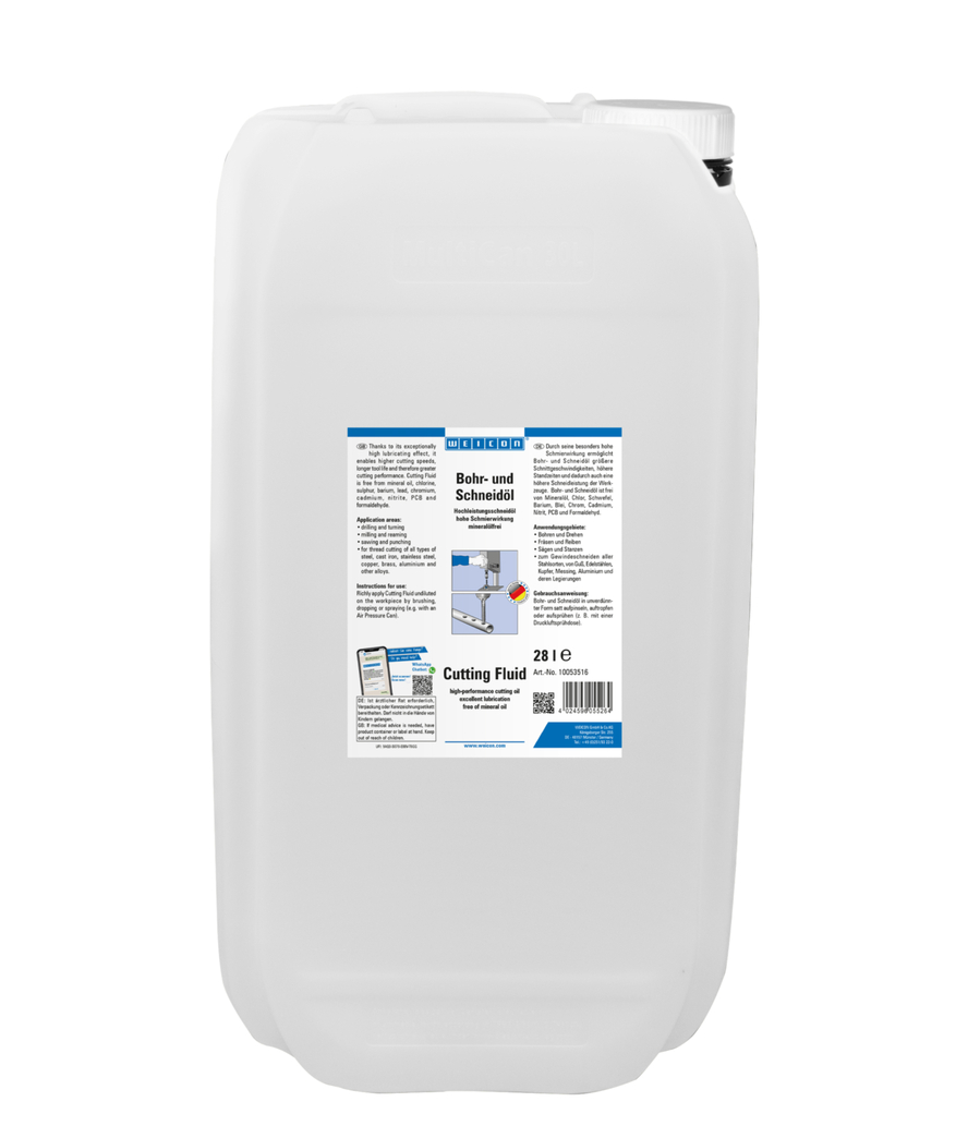 Ulei de tăiere și găurire WEICON | Ulei de tăiere de înaltă performanță