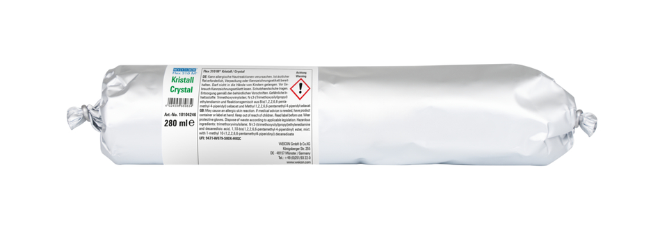 Flex 310 M® Cristal MS Polimer | adeziv elastic pe bază de MS polimer, pentru lucrări fără oboseală