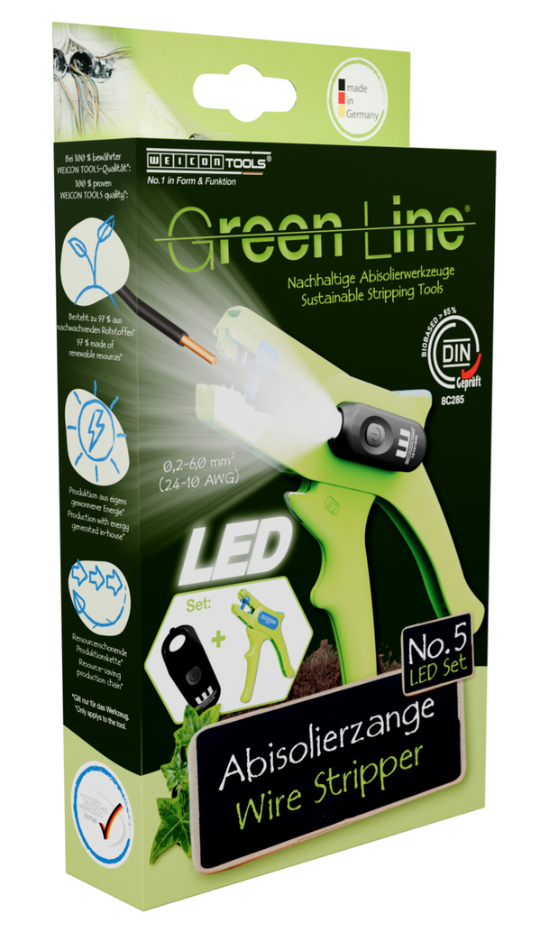 Clește dezizolator No. 5 Green Line LED Set