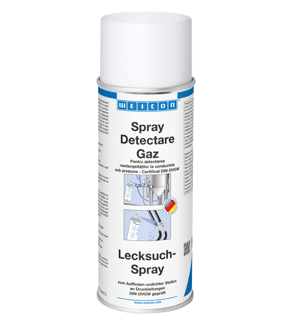 Spray detectare scurgeri de gaze | localizeaza fisuri si scurgeri in conductele presurizate