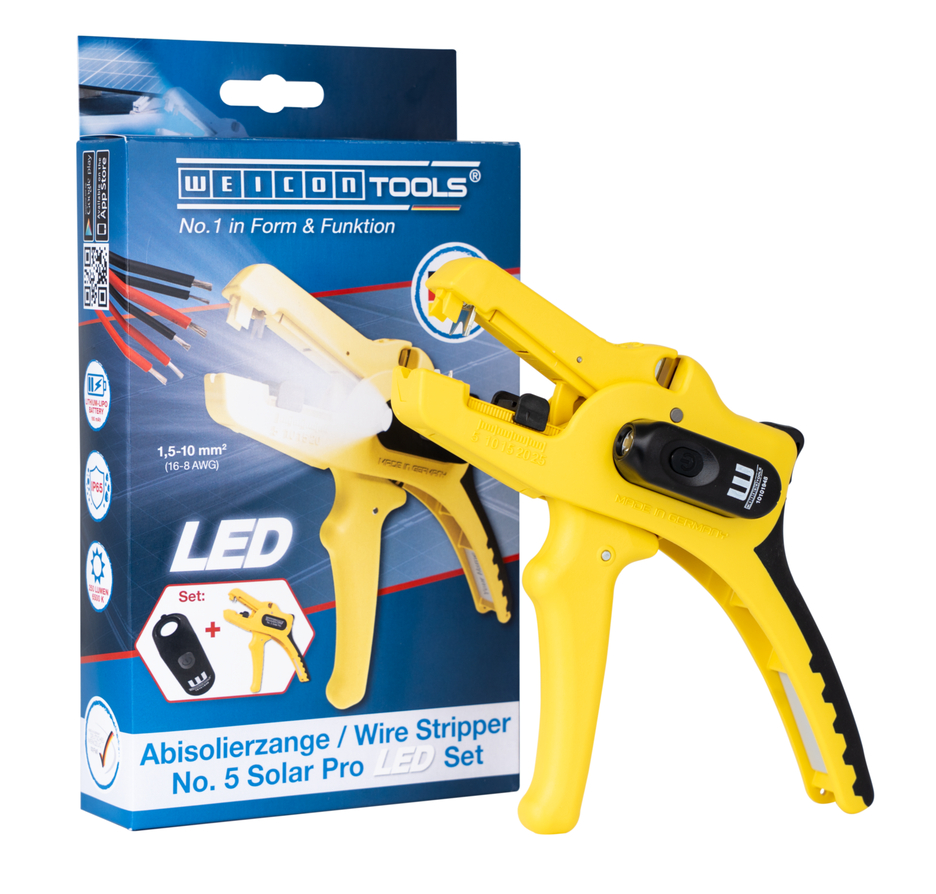 Clește dezizolator No. 5 Solar Pro LED Set