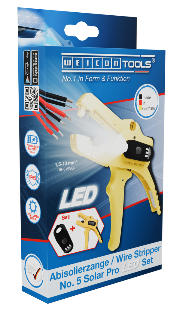 Clește dezizolator No. 5 Solar Pro LED Set