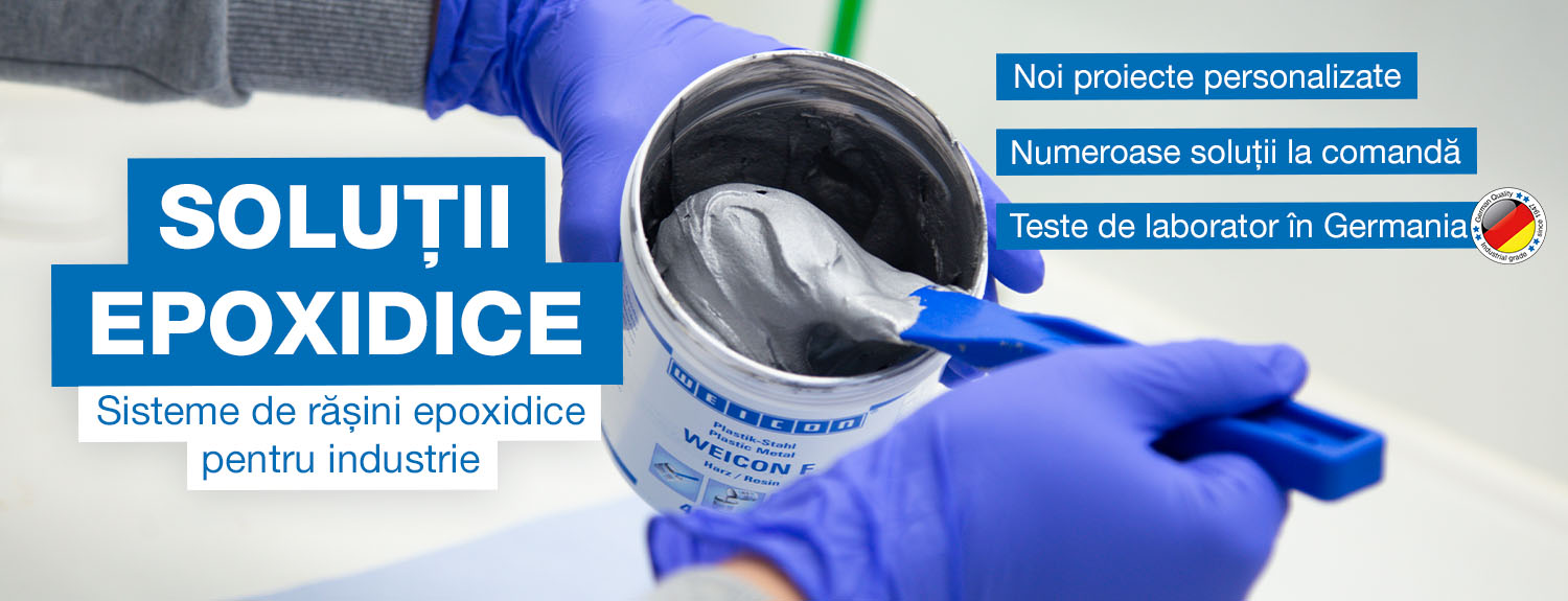 Soluții epoxidice, Noi proiecte personalizate, Numeroase soluții la comandă, Teste de laborator în Germania