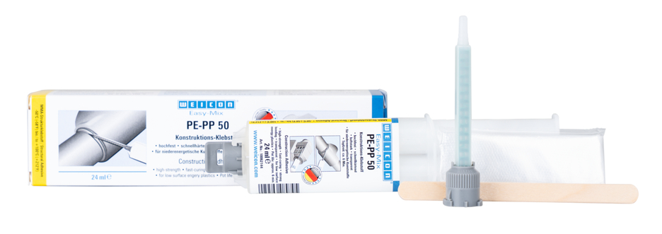 Adeziv adezivul structural acrilic Easy Mix PE-PP 50 | adeziv de constructie pe baza de metil-acrilat pentru materiale plastice speciale