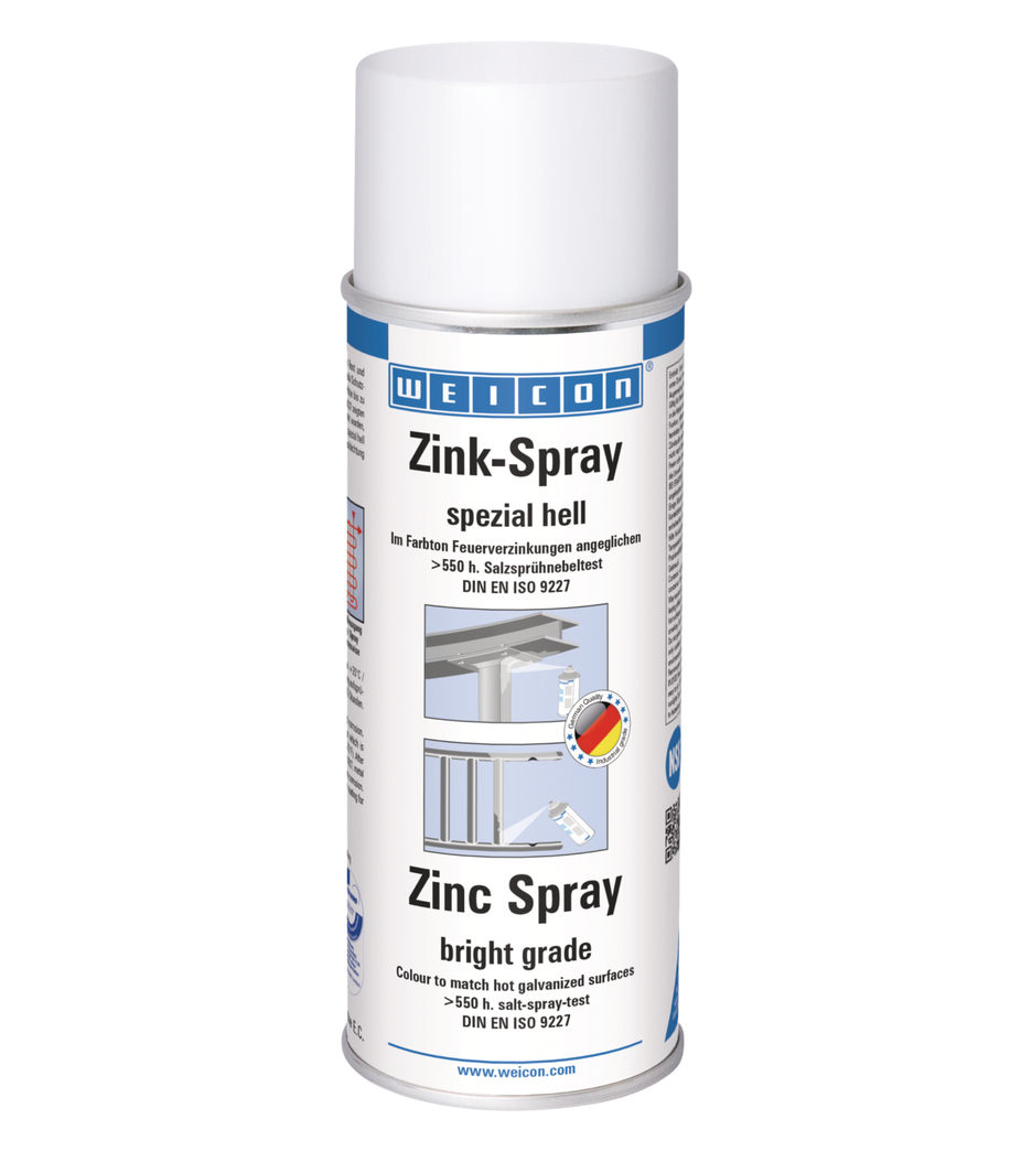 Spray zinc stralucitor | protectie catodica impotriva coroziunii cu certificat de utilizare pentru sectorul alimentar Spray zinc stralucitor | protectie catodica impotriva coroziunii cu certificat de utilizare pentru sectorul alimentar