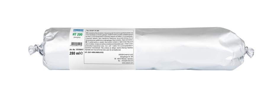 Flex 310 M® HT 200 MS Polimer | Adeziv și etanșant cu aderență inițială ridicată - ideal pentru acoperirea cu pulbere și rezistent la căldură până la 200 °C