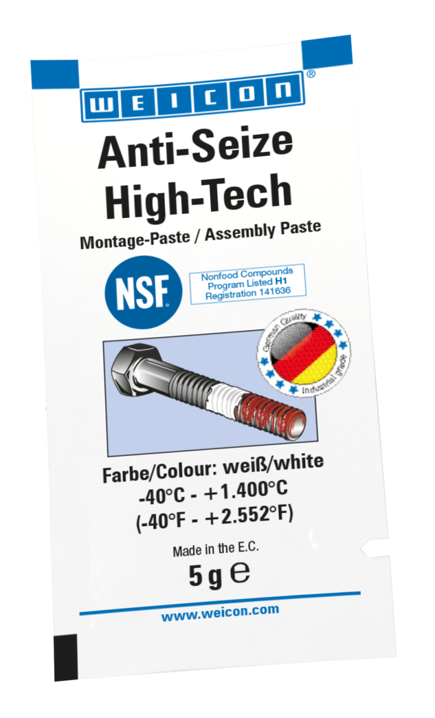 Pasta de montaj Anti-Seize High Tech | agent de ungere și separare tip pasta, fara continut de metale