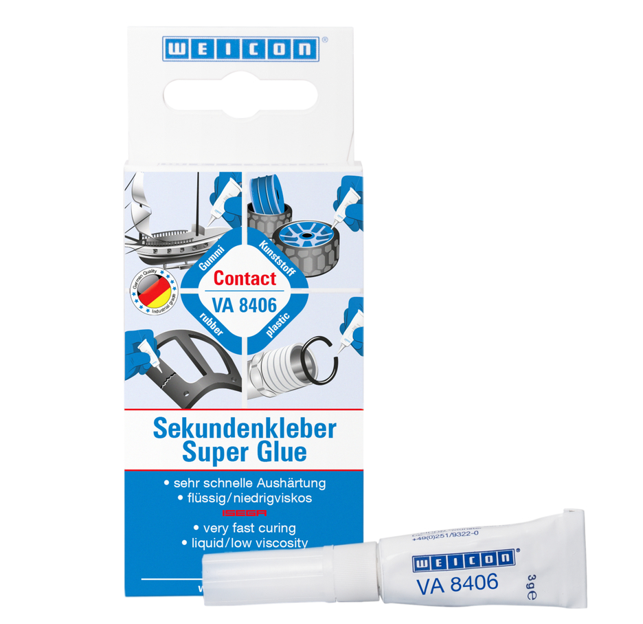 WEICON Contact VA 8406 Adeziv cianoacrilat | adeziv instant pentru fixare si imbinare rapida WEICON Contact VA 8406 Adeziv cianoacrilat | adeziv instant pentru fixare si imbinare rapida