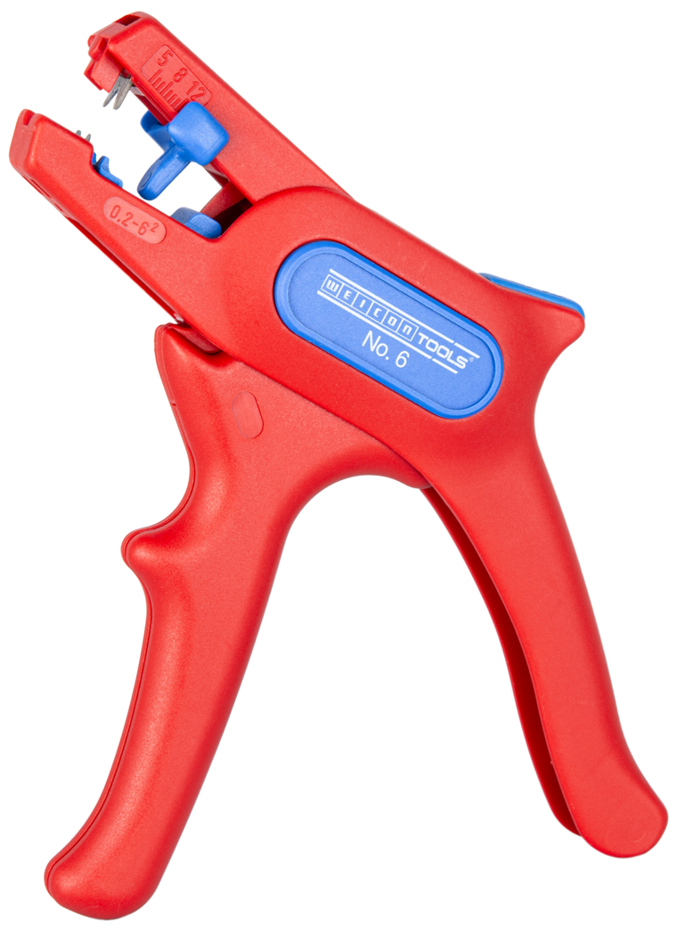 Cleste de dezizolare Nr.6 | pentru lucrari sub tensiune de pana la 1.000 volti, interval de lucru  0,2 - 6,0 mm² Cleste de dezizolare Nr.6 | pentru lucrari sub tensiune de pana la 1.000 volti, interval de lucru  0,2 - 6,0 mm²