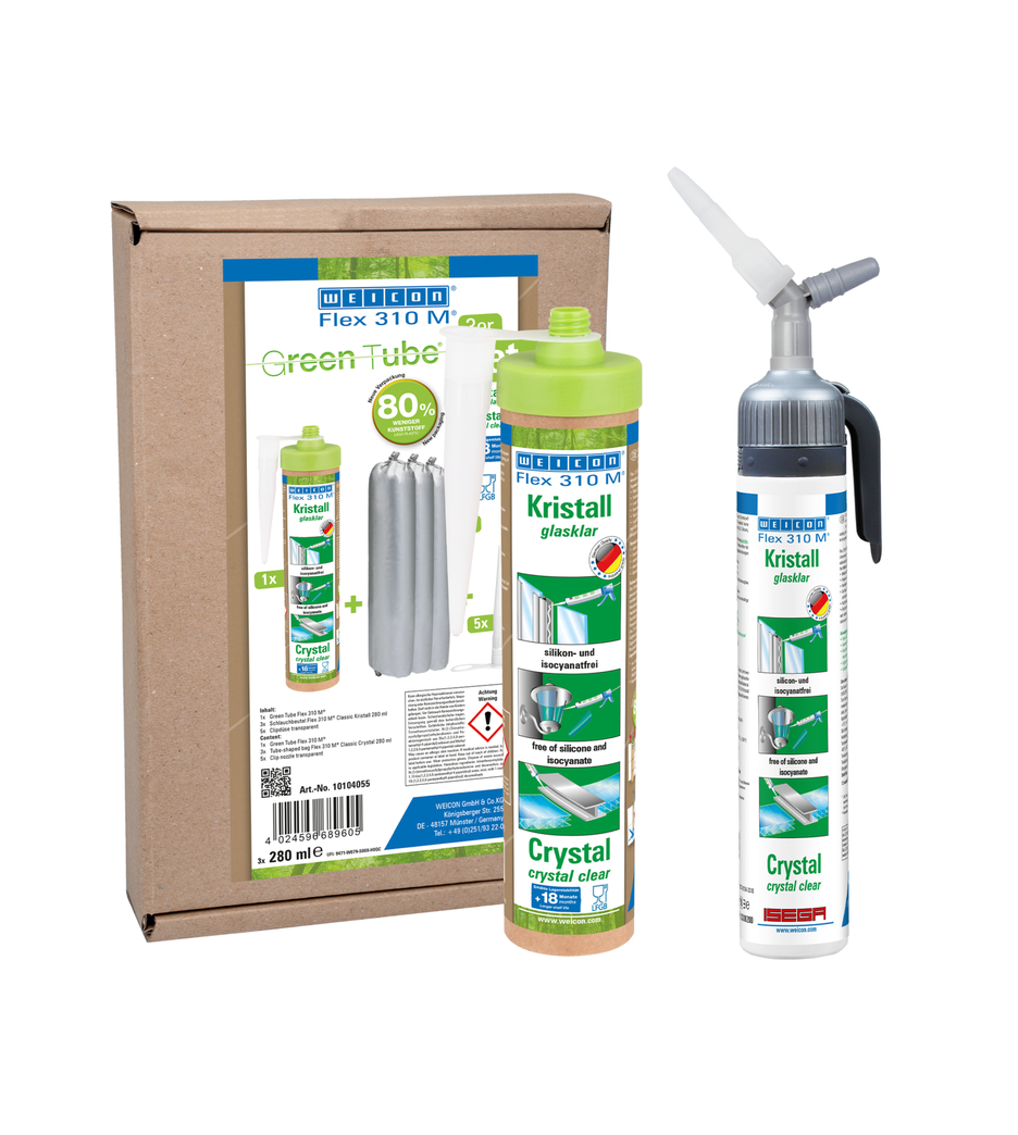 Flex 310 M® Cristal MS Polimer | adeziv elastic pe bază de MS polimer, pentru lucrări fără oboseală