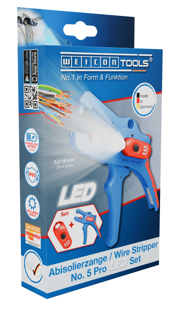 Clește dezizolator No. 5 Pro LED Set