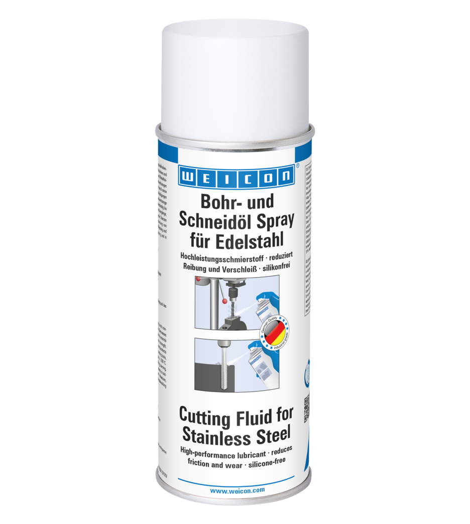 WEICON Ulei de tăiere pentru inox | Lubrifiant de înaltă performanță pentru prelucrarea metalelor