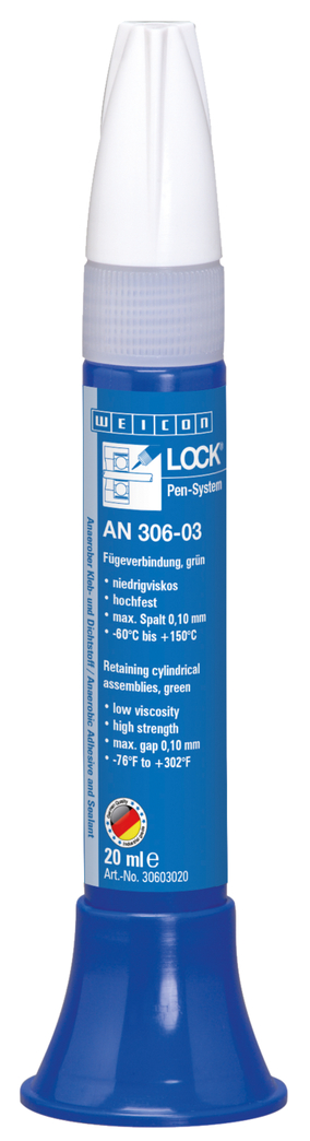 WEICONLOCK® AN 306-03 | pentru rulmenți, arbori și bucșe,rezistenta inalta, vascozitate scazuta