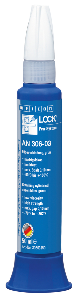 WEICONLOCK® AN 306-03 | pentru rulmenți, arbori și bucșe,rezistenta inalta, vascozitate scazuta