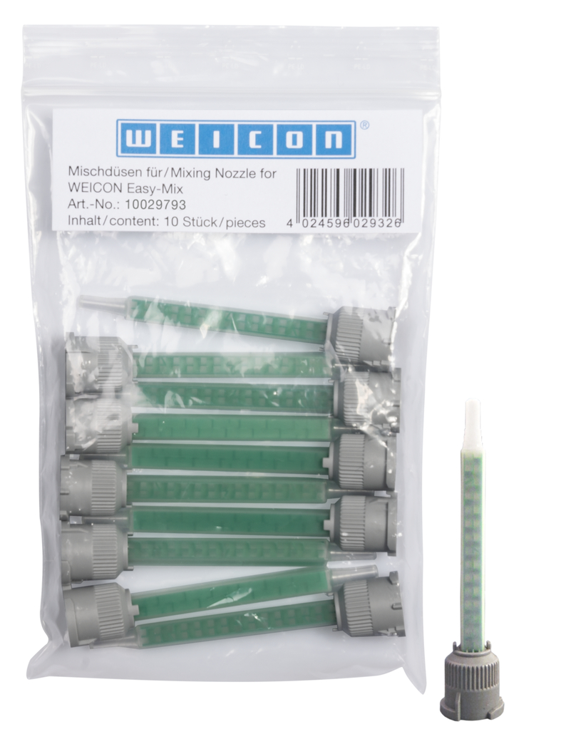 Duze de amestec  Easy-Mix | Duză de amestec Quadro potrivită pentru Easy-Mix RK-7300, PU 90, PU 240, PU Crystal, PE-PP 50.