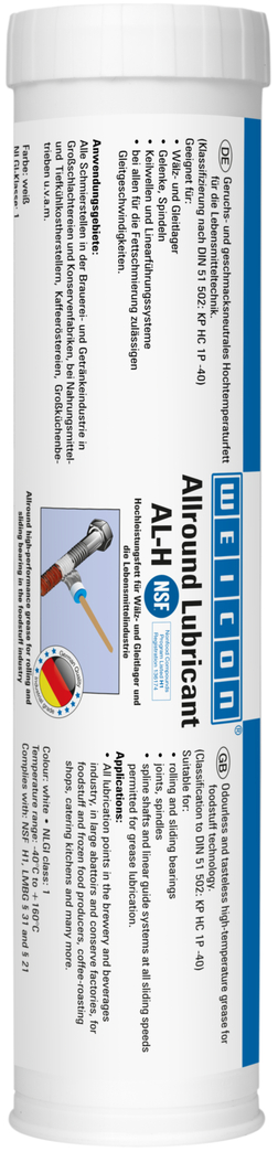 Vaselină de înaltă performanță AL-H | Vaselină rezistentă la temperaturi înalte cu certificare alimentară Vaselină de înaltă performanță AL-H | Vaselină rezistentă la temperaturi înalte cu certificare alimentară