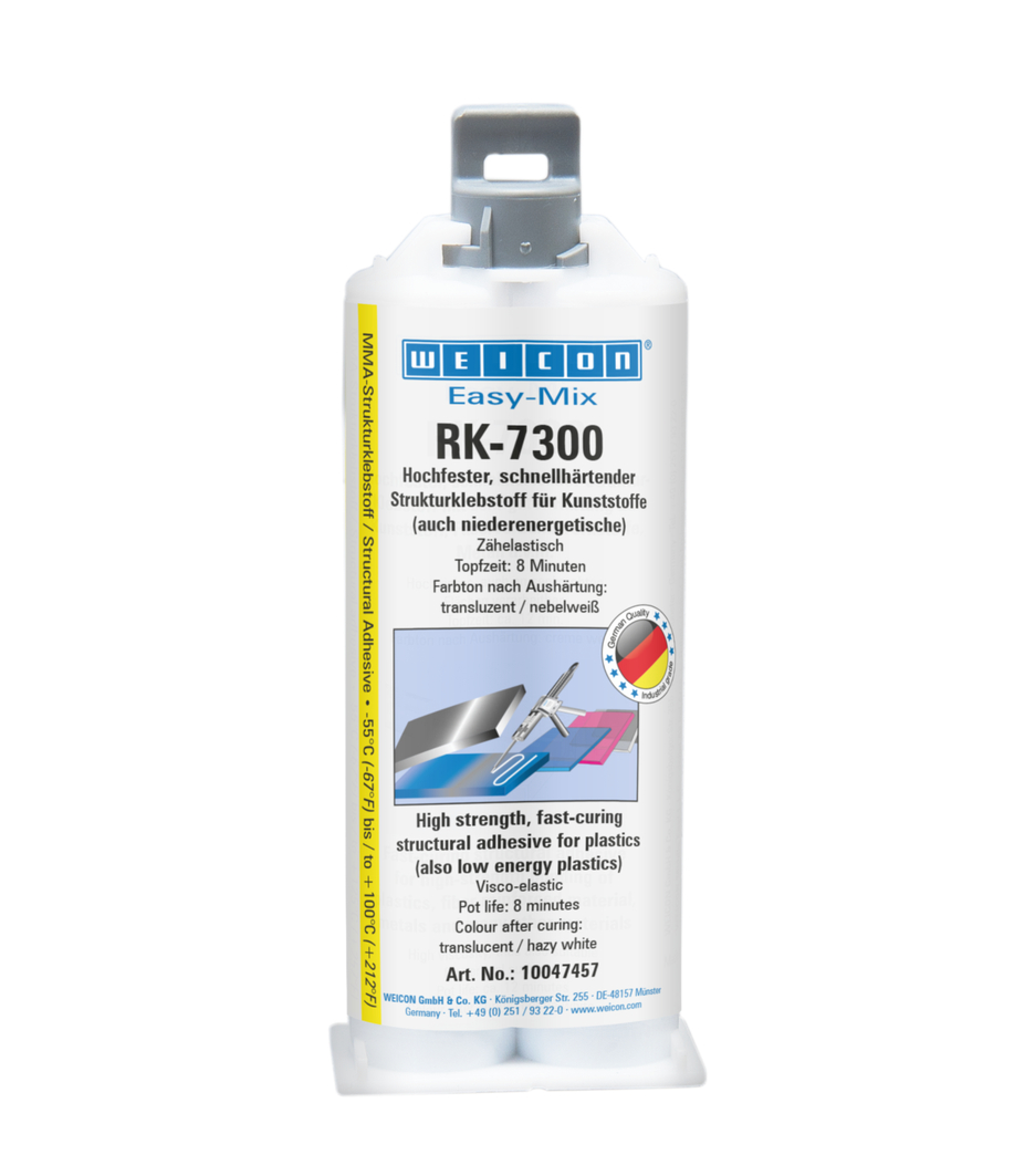 Easy-Mix RK-7300 adeziv structural acrilic | adeziv structural acilic pentru plastice cu energie de suprafata scazuta